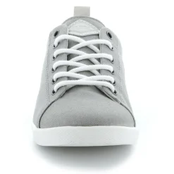Sale Palladium Baskets basses en Twill de coton Bel gris clair
