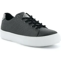 Femme Palladium Baskets basses Maroua petite plateforme noir/argenté