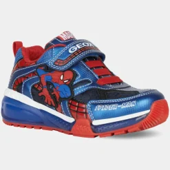 Enfant Geox Baskets Bayonyc Spider-Man x Marvel bleu/rouge