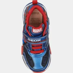 Enfant Geox Baskets Bayonyc Spider-Man x Marvel bleu/rouge