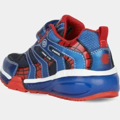 Enfant Geox Baskets Bayonyc Spider-Man x Marvel bleu/rouge