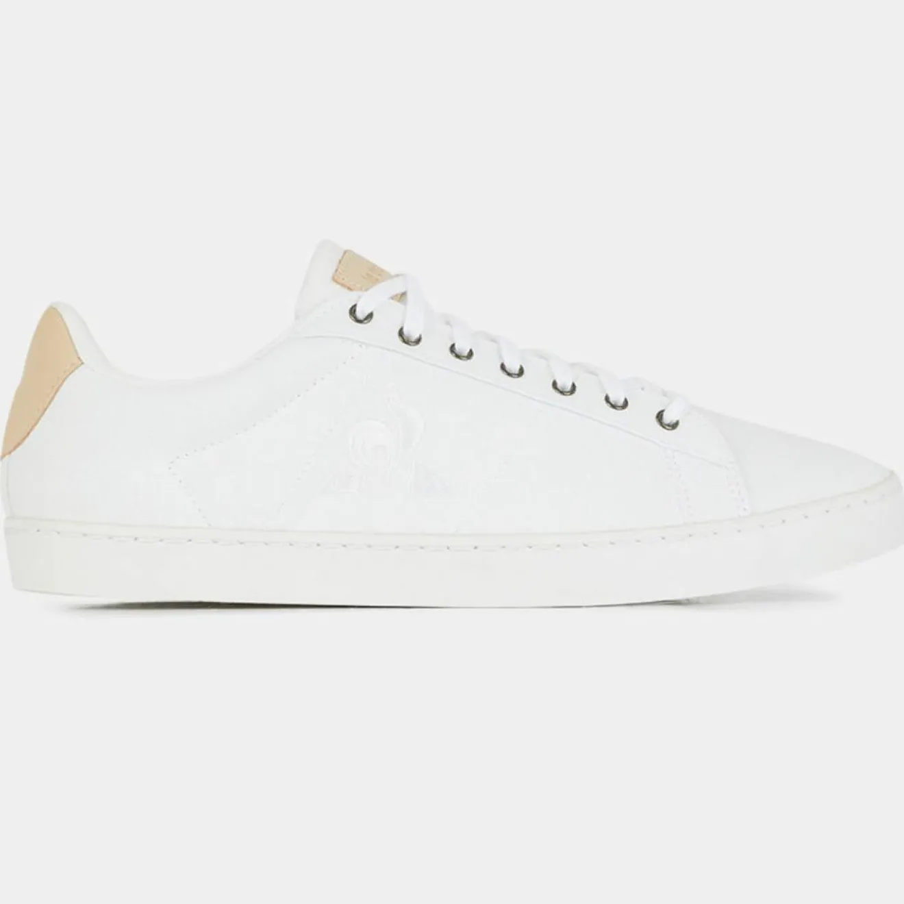 Femme Le Coq Sportif Baskets Elsa Optical blanc/beige