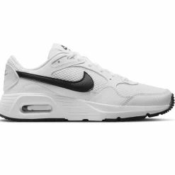 Femme Nike Baskets en Cuir & Maille Air Max Sc blanc/noir
