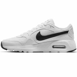 Femme Nike Baskets en Cuir & Maille Air Max Sc blanc/noir