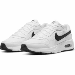 Femme Nike Baskets en Cuir & Maille Air Max Sc blanc/noir