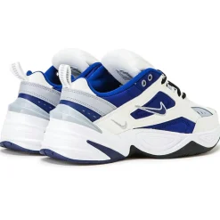 Homme Nike Baskets en Cuir & Mesh M2K Techno bleu/blanc