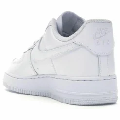 Homme Nike Baskets en Cuir Air Force 1 Lo blanches