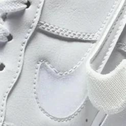 Nike Baskets en Cuir Air Force 1 Gs blanc/bleu