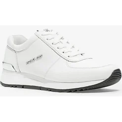 New Michael Kors Chaussures Baskets en Cuir Allie blanches