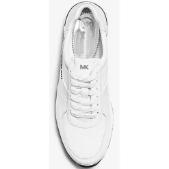 New Michael Kors Chaussures Baskets en Cuir Allie blanches