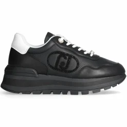 Clearance Liu-Jo Baskets en Cuir Amazing noires