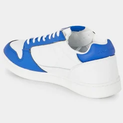 New Le Coq Sportif Baskets en Cuir Breakpoint blanc/bleu
