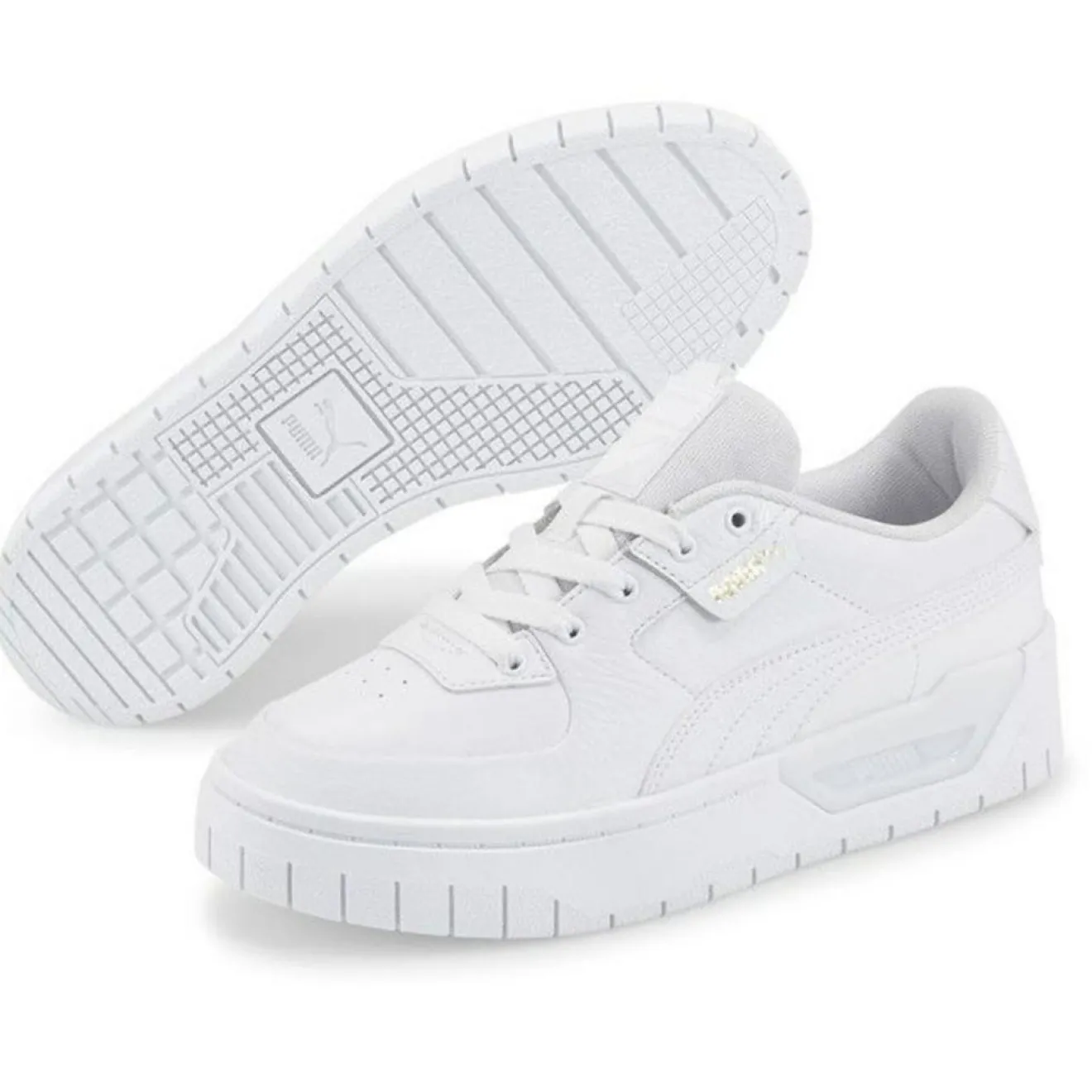 Femme Puma Baskets en Cuir Cali Dream Lthr blanches