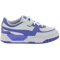 Femme Puma Baskets en Cuir Cali Dream Tweak Dissi blanc/violet