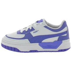 Femme Puma Baskets en Cuir Cali Dream Tweak Dissi blanc/violet