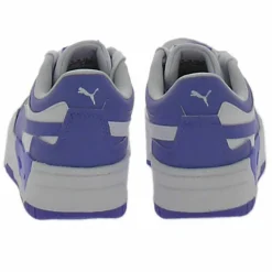 Femme Puma Baskets en Cuir Cali Dream Tweak Dissi blanc/violet