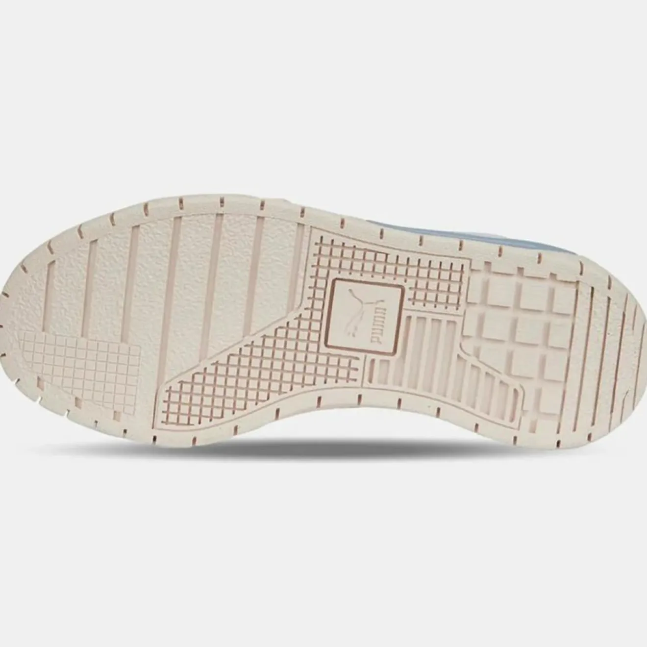 Femme Puma Baskets en Cuir Cali Dream blanc/bleu