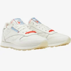 Discount Reebok Baskets en Cuir Cl Lthr blanc moyen