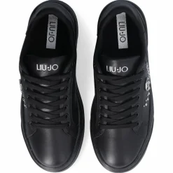 Femme Liu-Jo Baskets en Cuir Cleo noires