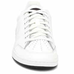 Outlet Le Coq Sportif Baskets en Cuir Court Clay blanc/violet