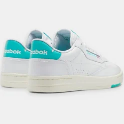 Best Reebok Baskets en Cuir Court Peak blanc/bleu
