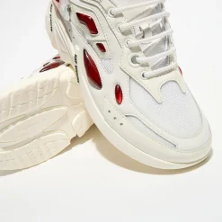 Femme Raf Simons Baskets en Cuir Cylon-21 blanc/rouge