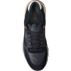 Best Geox Baskets en Cuir Dolomia bleu marine