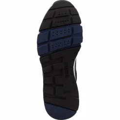 Outlet Geox Baskets en Cuir Dolomia noires