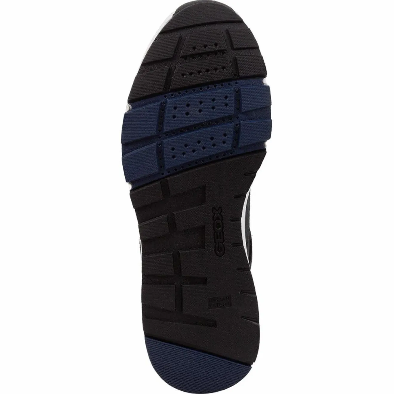 Outlet Geox Baskets en Cuir Dolomia noires