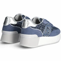 New Liu-Jo Baskets en Cuir Dreamy bleues