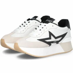 Femme Liu-Jo Baskets en Cuir Dreamy blanc/noir