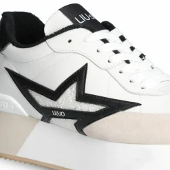 Femme Liu-Jo Baskets en Cuir Dreamy blanc/noir