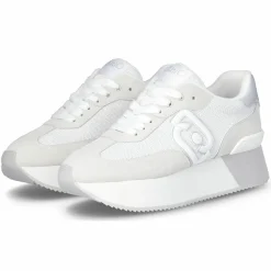 Femme Liu-Jo Baskets en Cuir Dreamy blanc/argenté