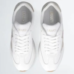 Femme Liu-Jo Baskets en Cuir Dreamy blanc/doré