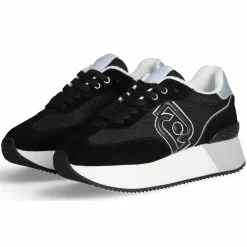 Femme Liu-Jo Baskets en Cuir Dreamy noir/argenté