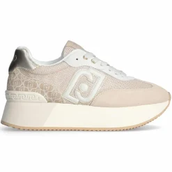 Femme Liu-Jo Baskets en Cuir Dreamy savane/blanc