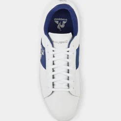 Best Le Coq Sportif Baskets en Cuir Elsa blanc/bleu