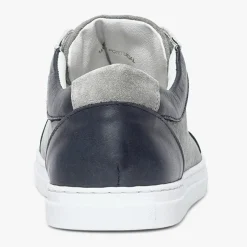 Outlet Bocage Baskets en Cuir et Velours de Cuir Kai grises