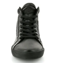 Hot Palladium Baskets en Cuir Flash noires