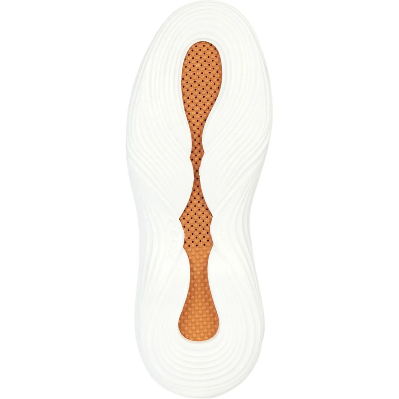 Homme Geox Baskets en Cuir Fluctis militaire