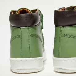 New Apologie Baskets en Cuir Gabin vert forêt