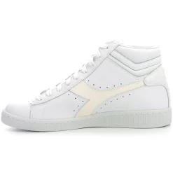 Femme Diadora Baskets en Cuir Game High 2030 blanc immaculé/blanc