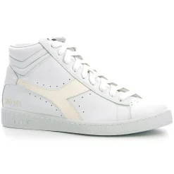 Femme Diadora Baskets en Cuir Game High 2030 blanc immaculé/blanc
