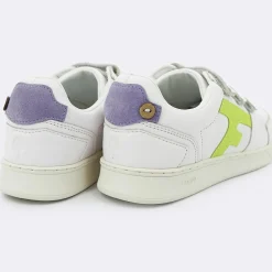 Clearance Faguo Baskets en Cuir Hazel blanches