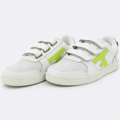 Clearance Faguo Baskets en Cuir Hazel blanches