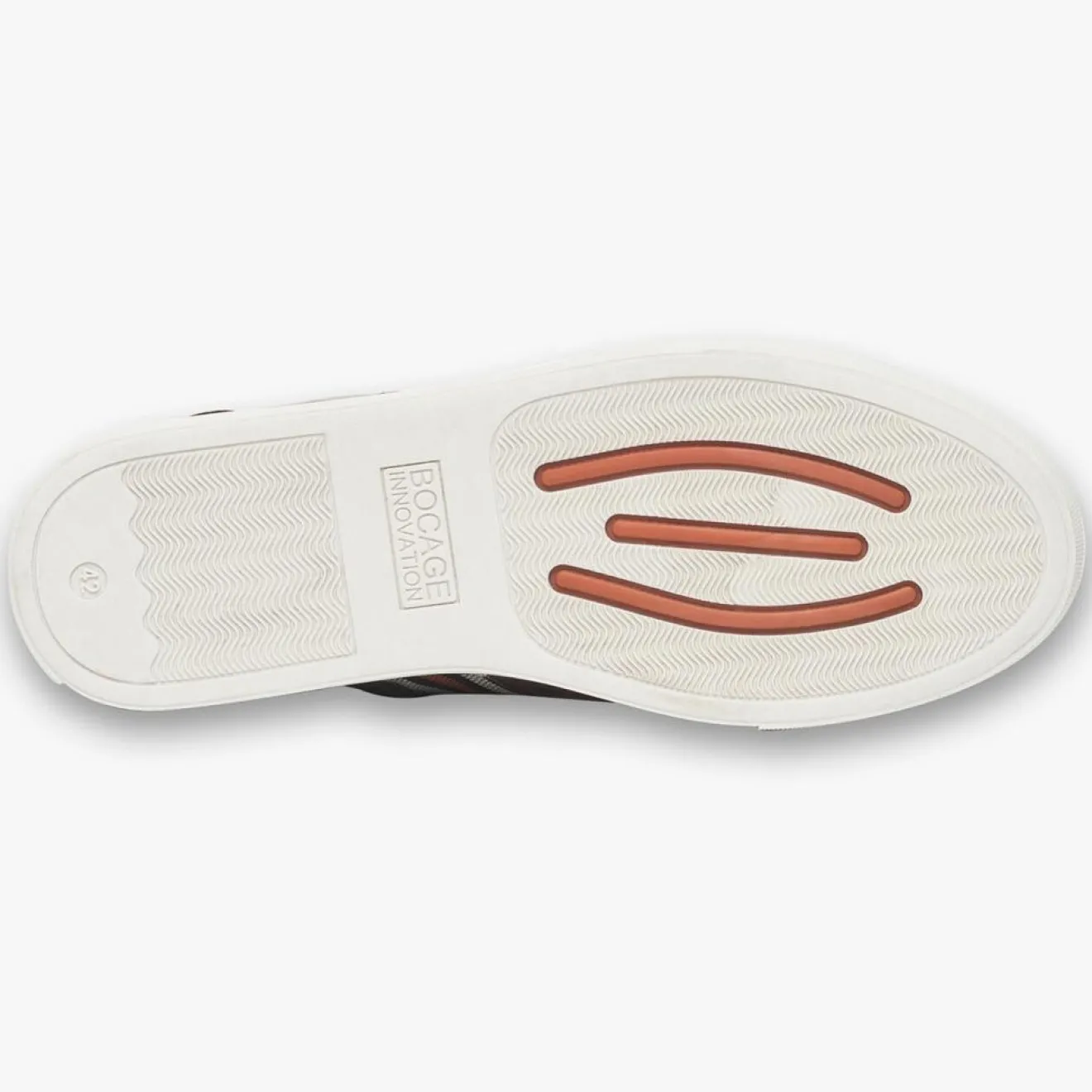 Homme Bocage Baskets en Cuir Kessy bleu marine