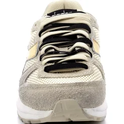 Diadora Baskets en Cuir Kmaro 42 Metal taupe/doré