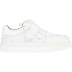 Femme Chloé Baskets en Cuir Lauren blanches