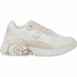 New Liu-Jo Baskets en Cuir Lolo écrues