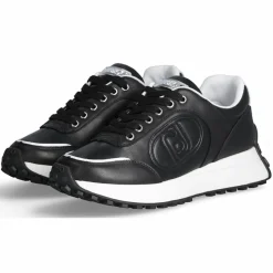 Femme Liu-Jo Baskets en Cuir Lolo noires